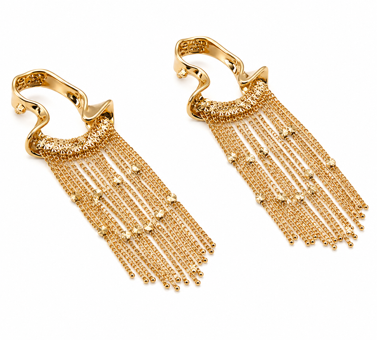 Dripping in Gold Earrings