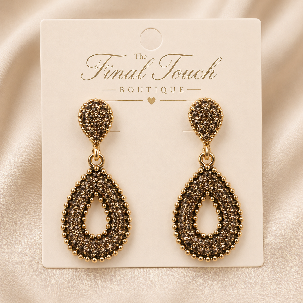 Mocha Glam Earrings