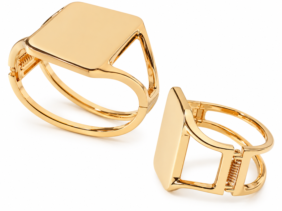 Signature Square Cuff Bracelet